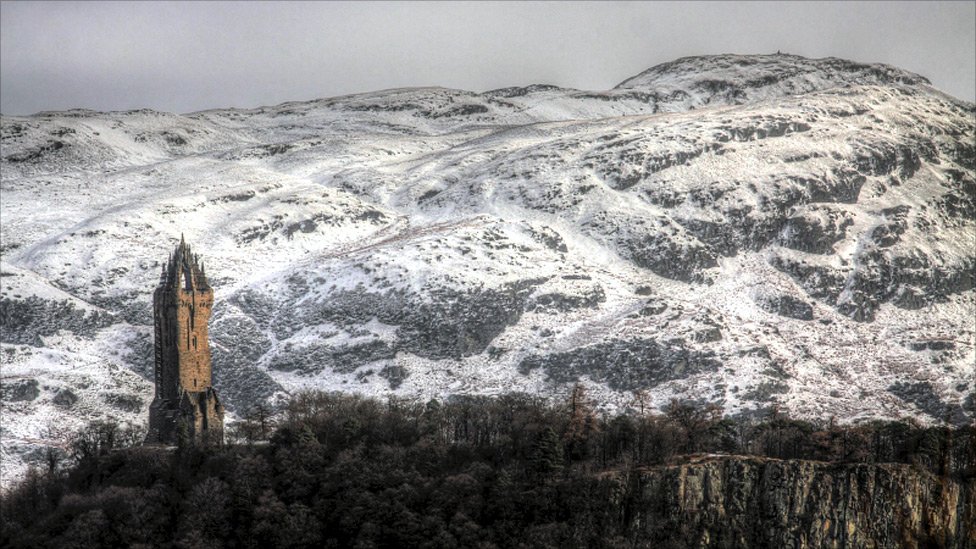 winter - Wallace monument