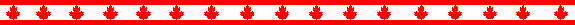 Canada Day maple leaf line