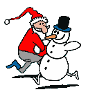 santa-snowman